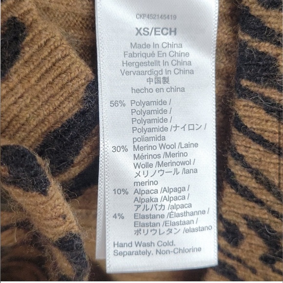 Tigerized Cameron Ribbed Cardigan Sweater in Coziest Yarn - Picture 10 of 10